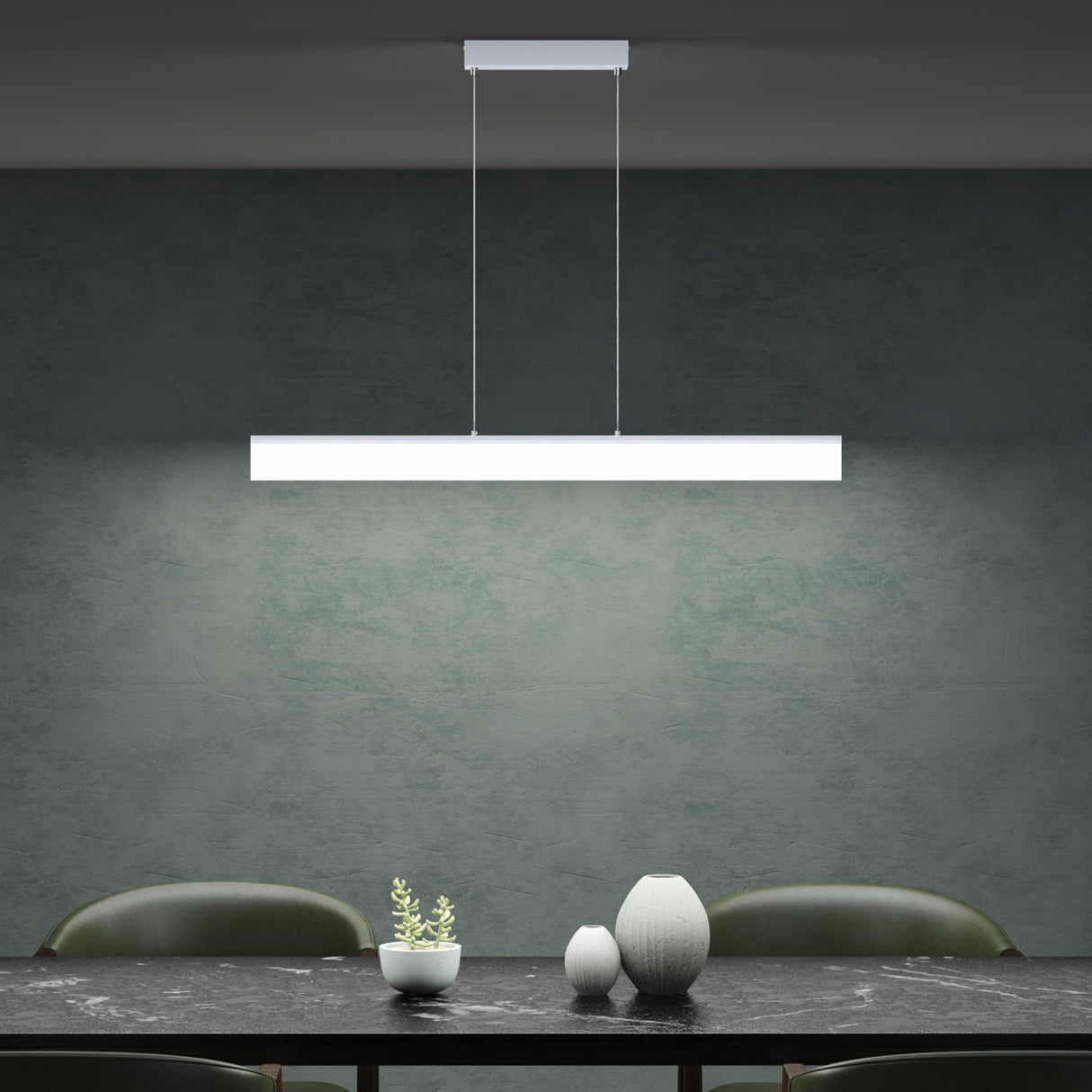 glasvilla Pendelleuchte LED Hängelampe Dimmbar mit Fernbedienung Verstellbares Kabel Hängeleuchte für Esszimmer Wohnzimmer Schlafzimmer