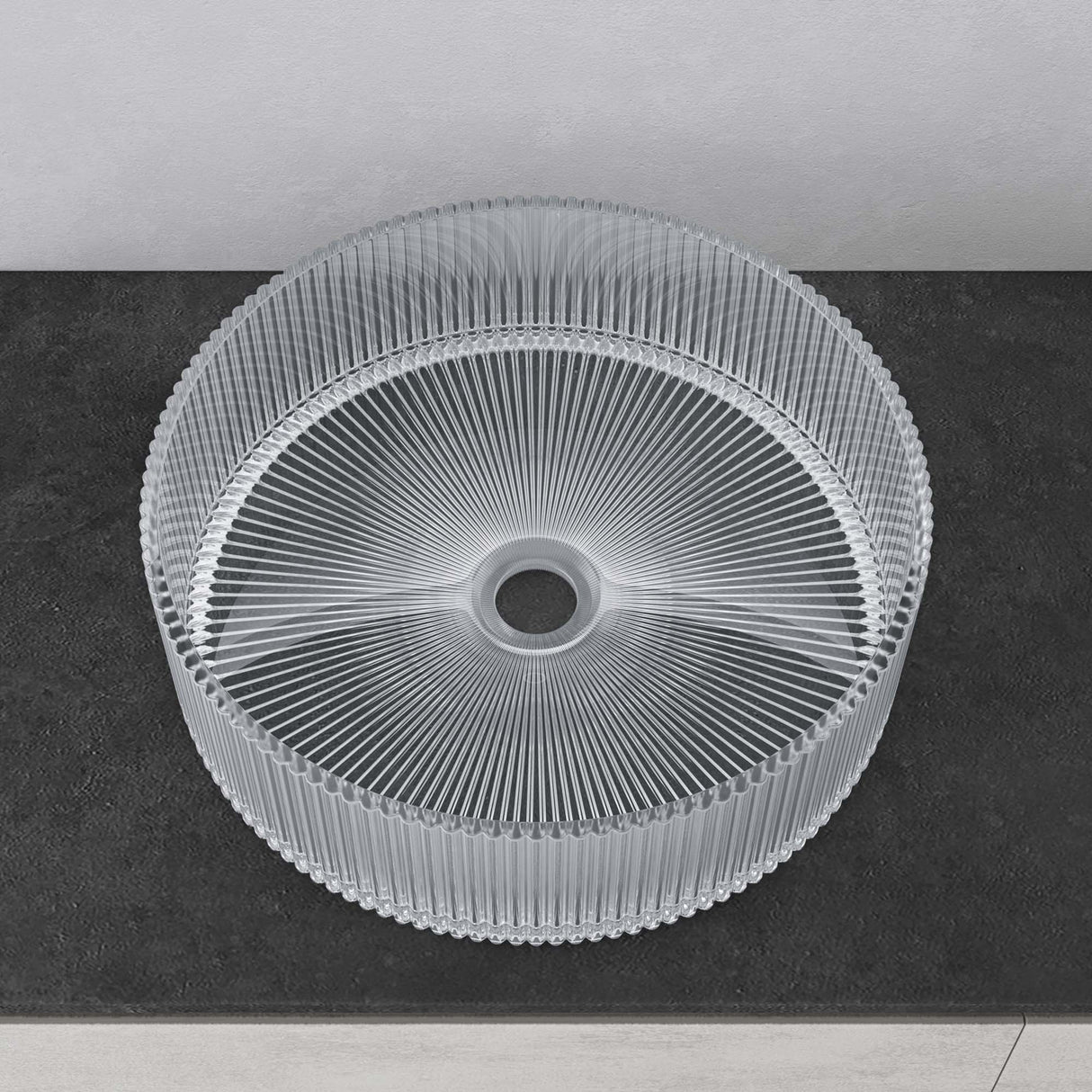 glasvilla Waschbecken Glas Aufsatzwaschbecken Glaswaschbecken Handwaschbecken Rund Waschschale