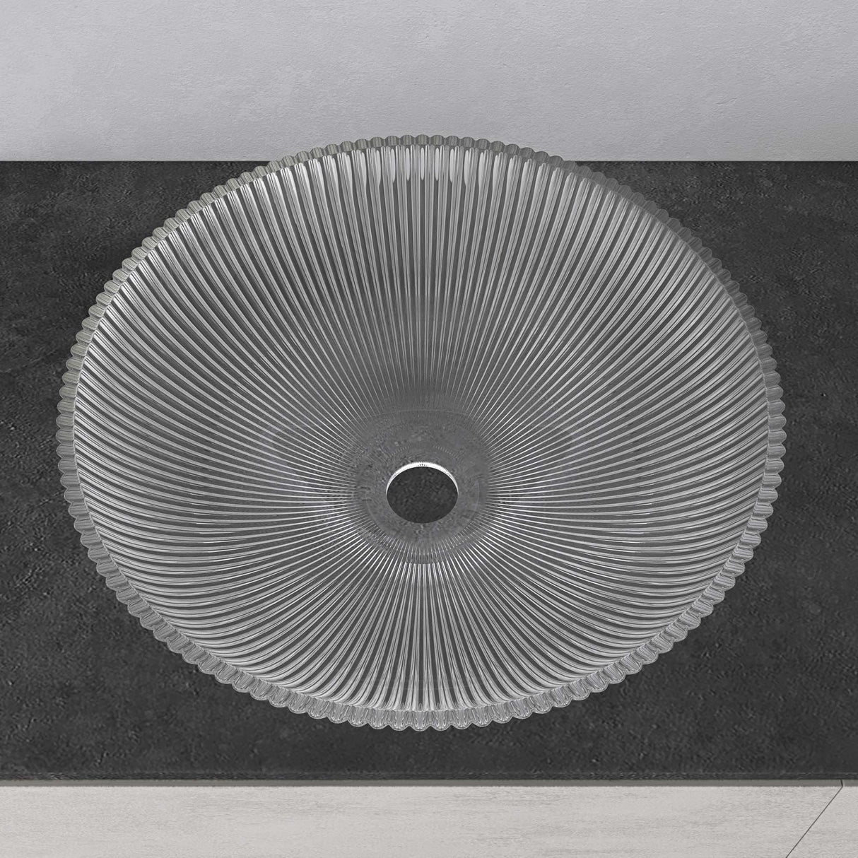 glasvilla Waschbecken Glas Aufsatzwaschbecken Glaswaschbecken Handwaschbecken Rund Waschschale