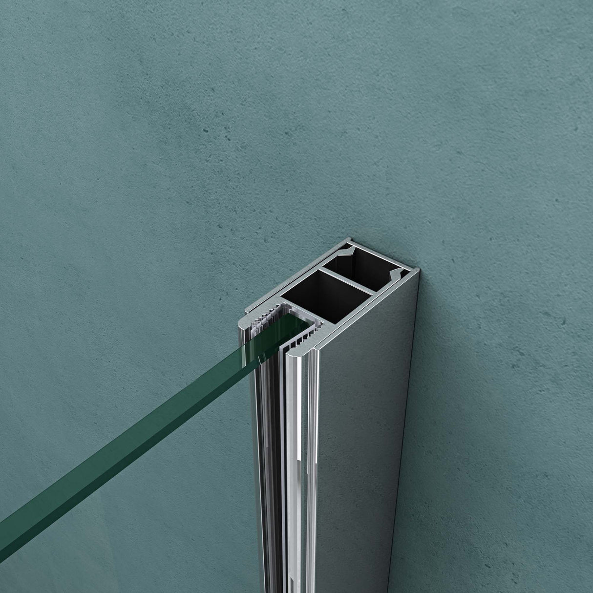 glasvilla Fünfeck-Duschkabine mit Duschtasse Duschwand Echtglas ebenerdige Montage möglich 8mm ESG Dusche Ravenna08