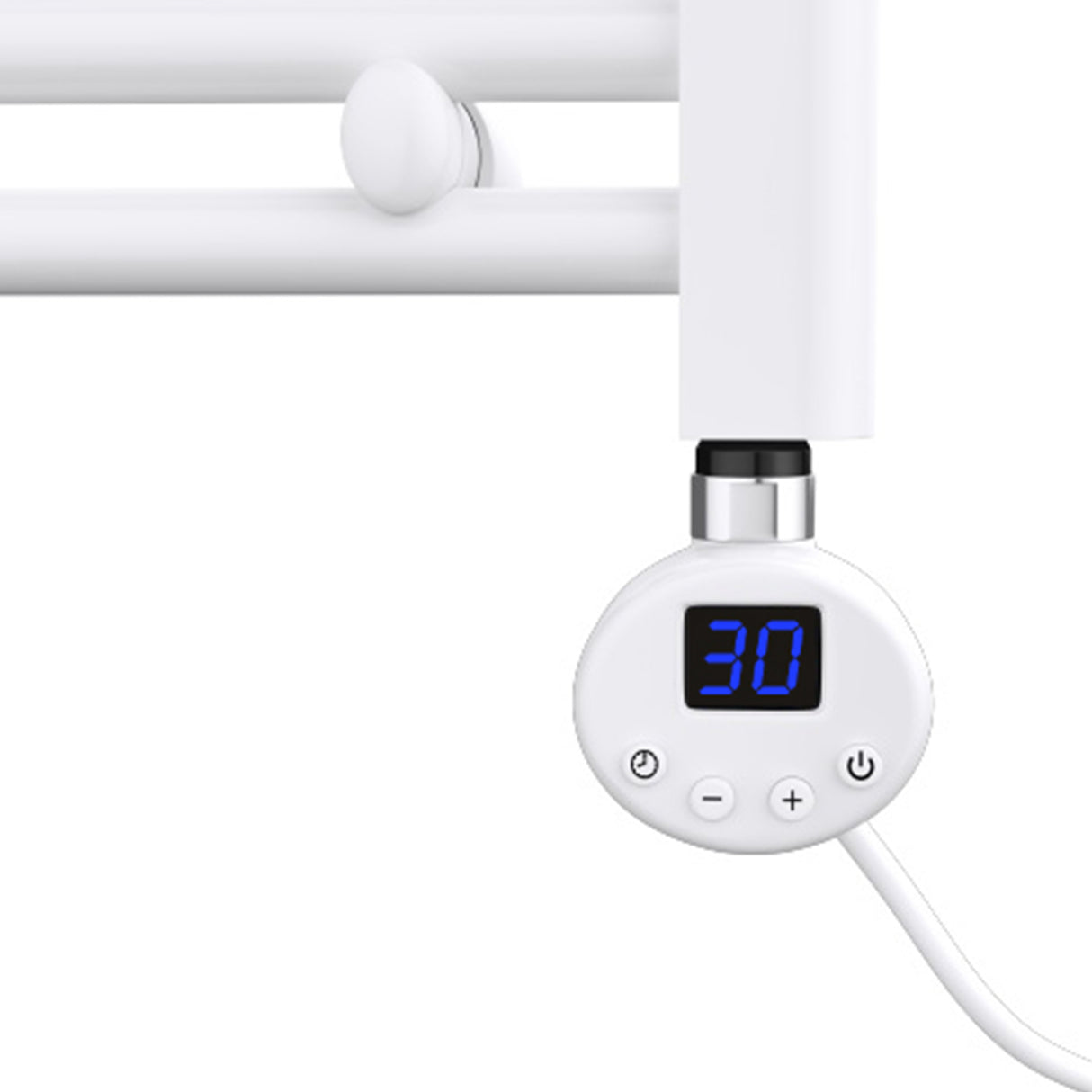 glasvilla Heizstab mit Thermostat Elektroheizstab mit LCD Bildschirm Heizpatrone aus Edelstahl Heizelement für Badheizkörper Heizungen Handtuchhalter