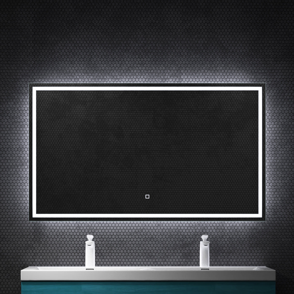 glasvilla Wandspiegel Badezimmer Spiegel LED Bad-Spiegel mit Touchschalter, Beschlagfrei durch Antifog-Schicht LED-Spiegel02