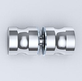 glasvilla Türgriff Zimmertürknopf Duschtürgriff Stangengriff Glastürgriffe Stoßgriff