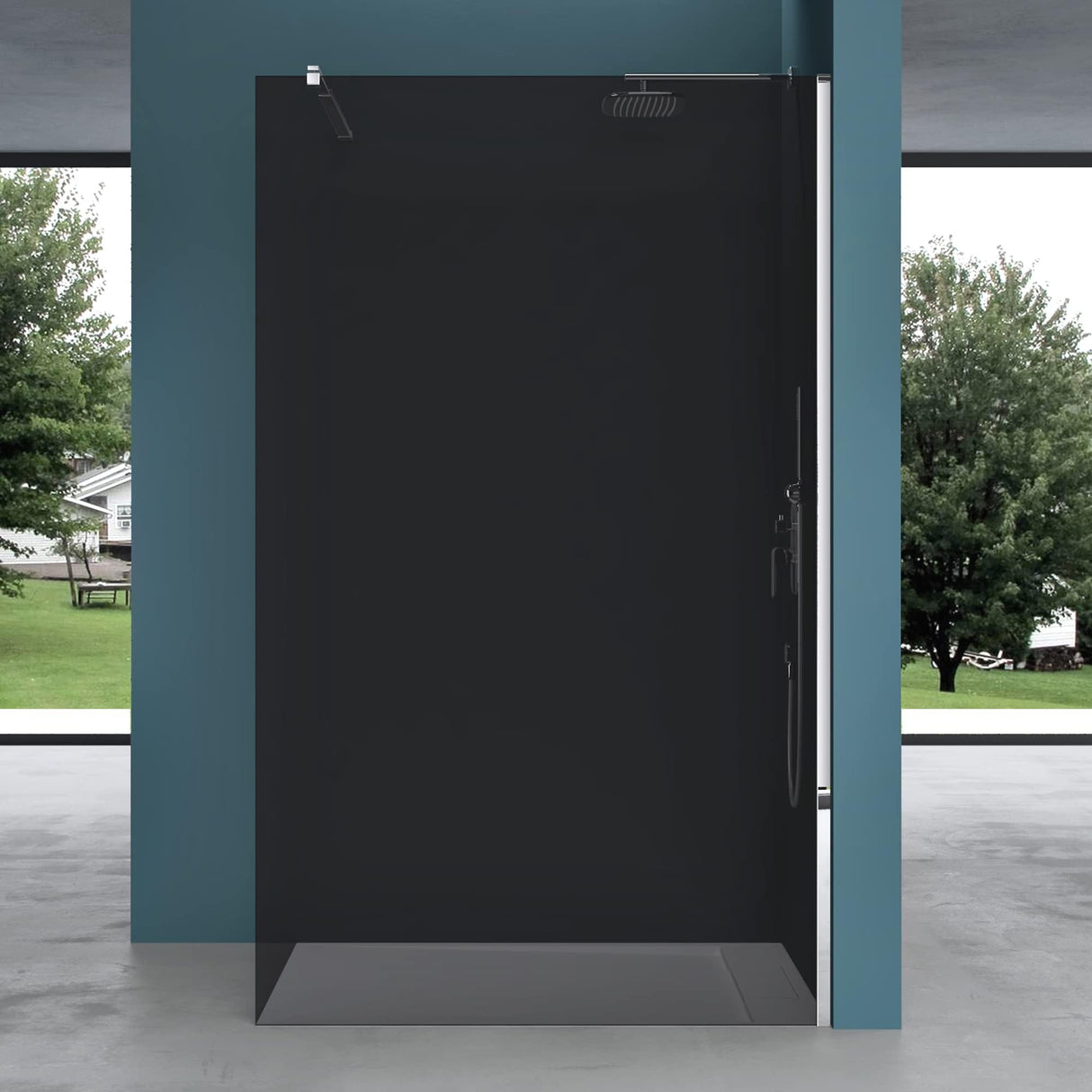 glasvilla Duschwand für Dusche Duschabtrennung Walk-In Dusche ESG-Sicherheitsglas 8mm NANO Glas BRAM1 & Bram3 Bremen1VG