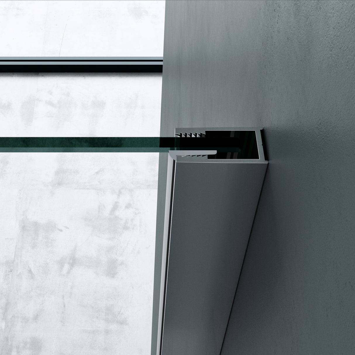 glasvilla Duschkabine U-Form Dusche Duschabtrennung 8mm ESG-Sicherheitsglas Klarglas mit Nano-Beschichtung Ravenna36UK