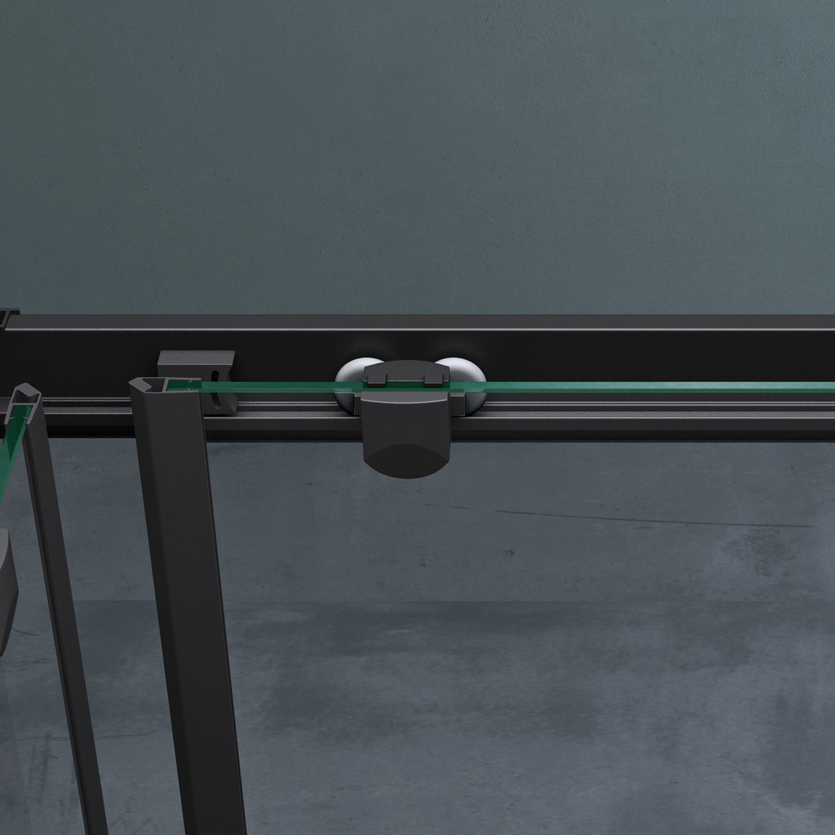 glasvilla Duschkabine Duschabtrennung Eckdusche aus Sicherheitsglas mit NANO Schiebetür 190cm Ravenna16L-K