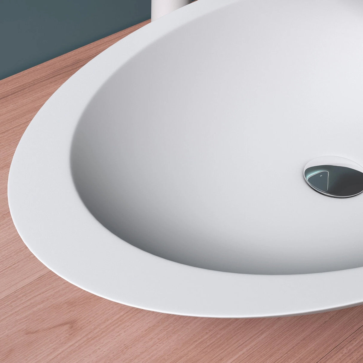 glasvilla Aufsatzwaschbecken Waschschale Waschtisch Waschbecken aus Mineralguss Col802