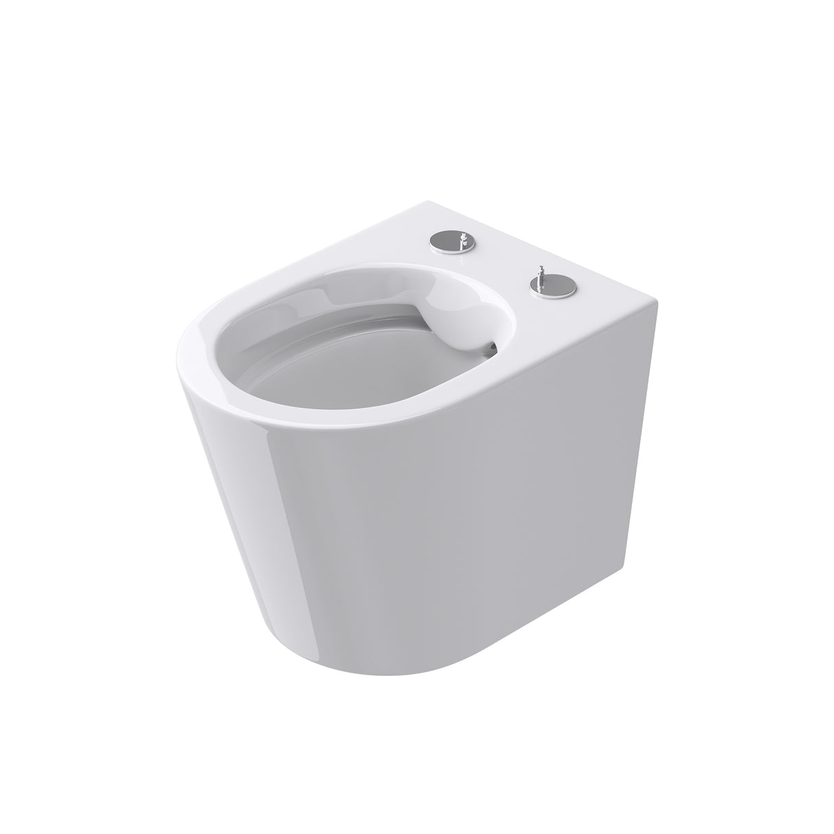 glasvilla Spülrandlos Wand WC Hänge WC Spülrandloses Toilette Softclose WC-Sitz Aachen108