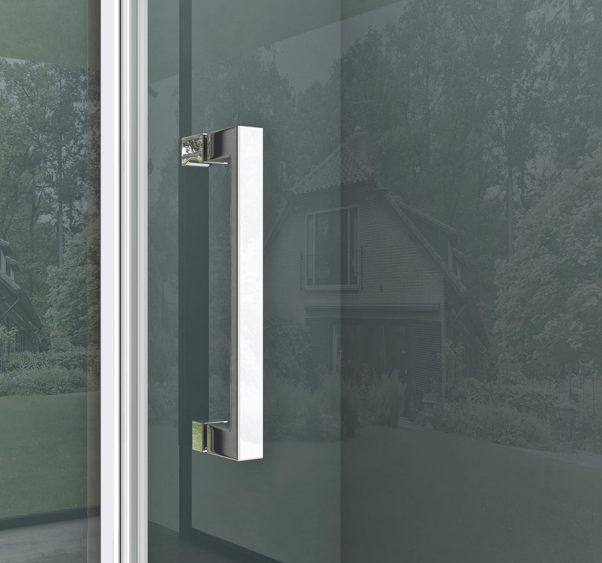 glasvilla Duschkabine Hebe-Senk-Mechanismus 8mm Klarglas ESG-Sicherheitsglas Nano-Beschichtung Rav36-Plus