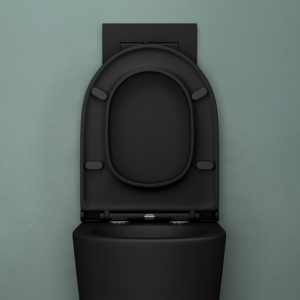 glasvilla Spülrandlos Wand WC Hänge WC Spülrandloses Toilette Softclose WC-Sitz Aachen108