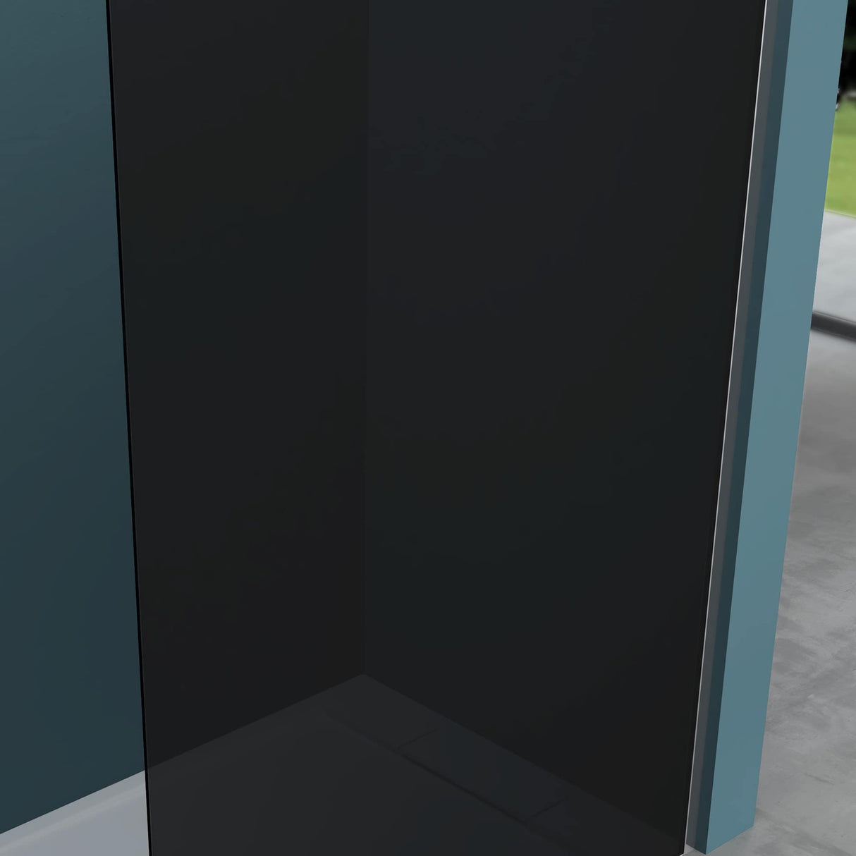 glasvilla Duschwand für Dusche Duschabtrennung Walk-In Dusche ESG-Sicherheitsglas 8mm NANO Glas BRAM1 & Bram3 Bremen1VG