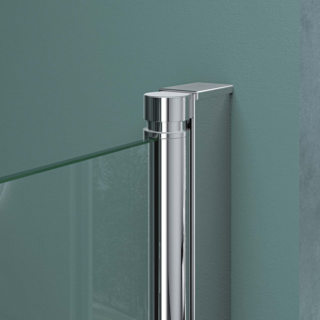 glasvilla Duschkabine Falttür 180° Klarglas ESG Klappbar & Faltbar Duschtür Lotus-Effekt NANO Eckeinstieg R26