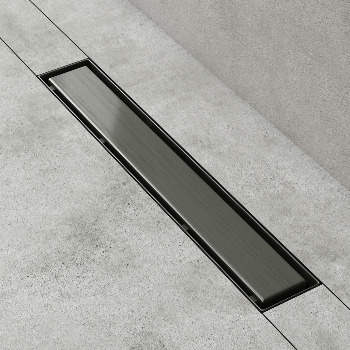 glasvilla Duschrinne Bodenablauf aus Edelstahl | Komplettset Ablaufrinne für Badezimmer | Befliesbar Wasserabfluss 35L/min | Haarsieb KE110