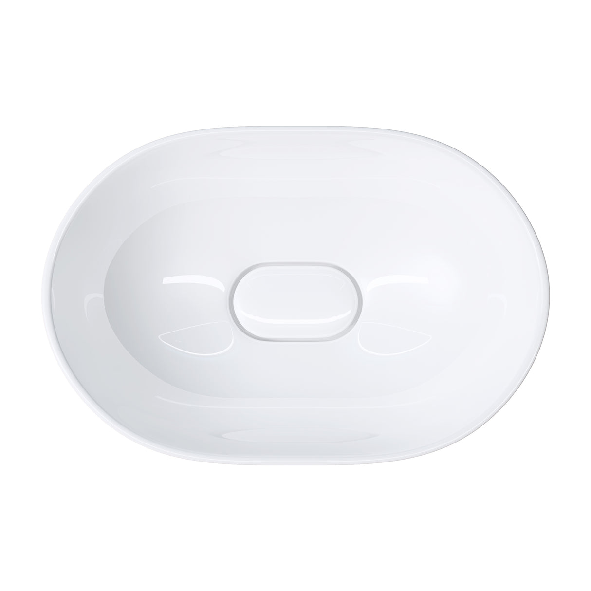 glasvilla Waschbecken Einbauwaschbecken, weiß Brüssel5006A aus Keramik, mit Nano-Beschichtung