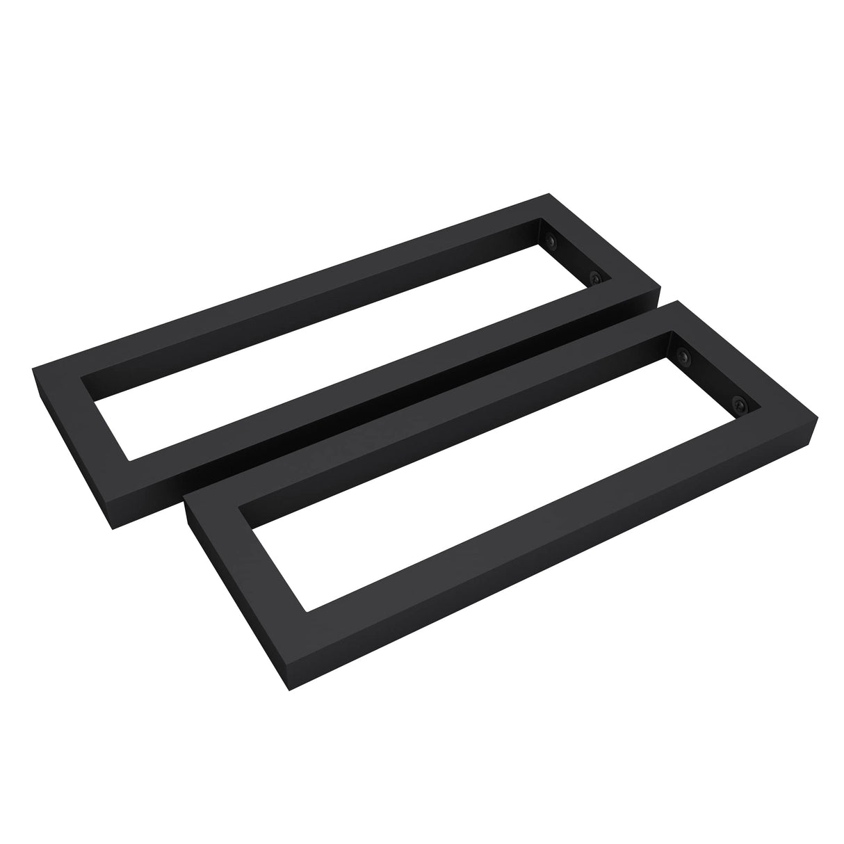 glasvilla Design Wandkonsole aus Edelstahl Waschtisch Halterung 2 Stück WH01