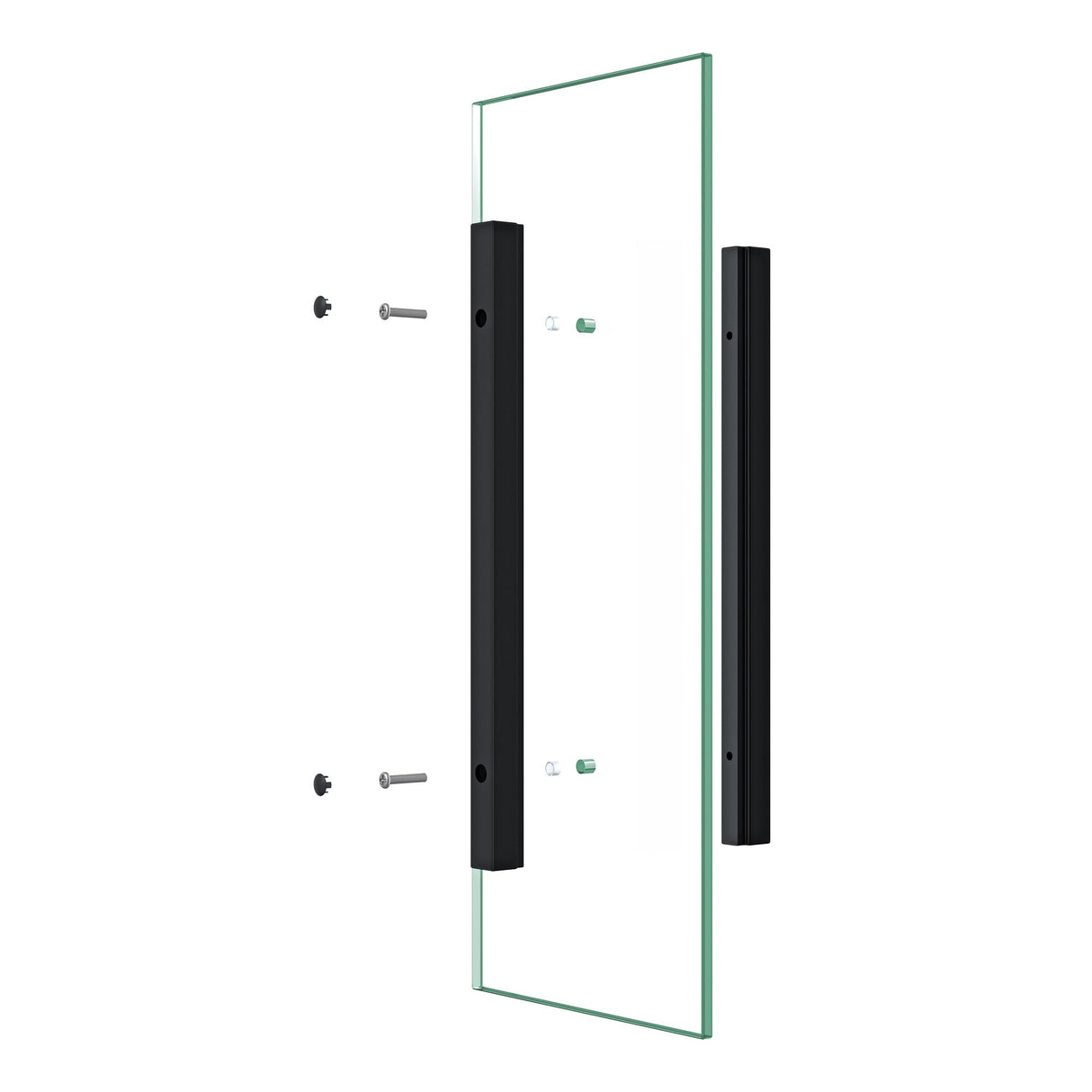 glasvilla Türgriff Zimmertürknopf Duschtürgriff Stangengriff Glastürgriffe Stoßgriff