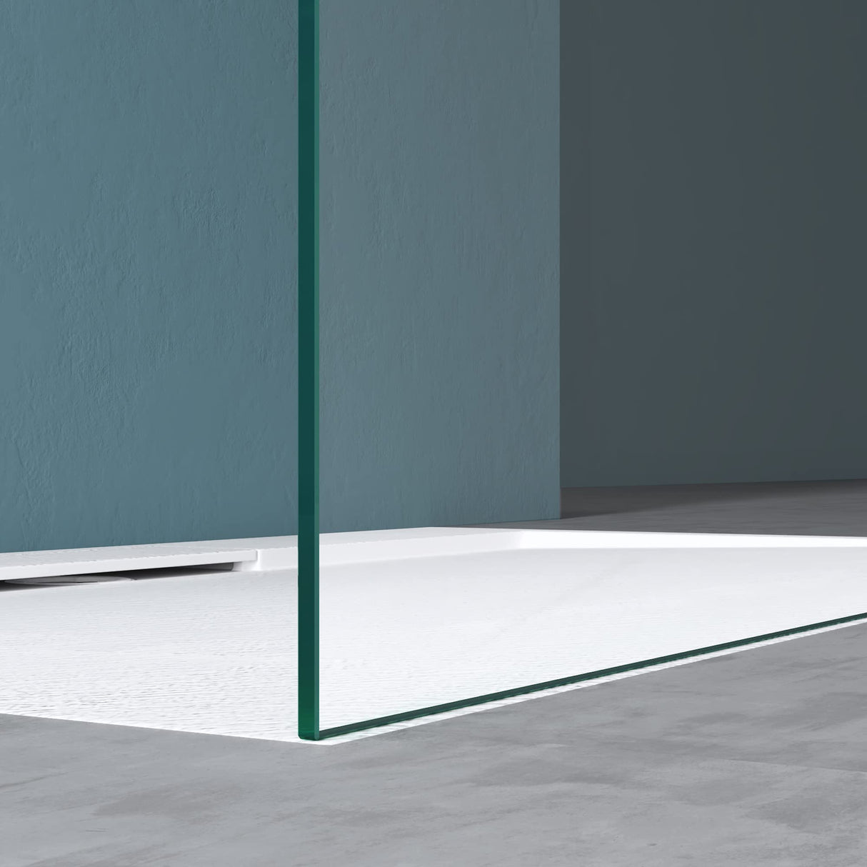 glasvilla Duschwand Duschabtrennung 2 Haltestange für Walk-In Dusche 10mm ESG-Sicherheitsglas mit Nanobeschichtung Rechteckiger Stabilisator Bremen02+2