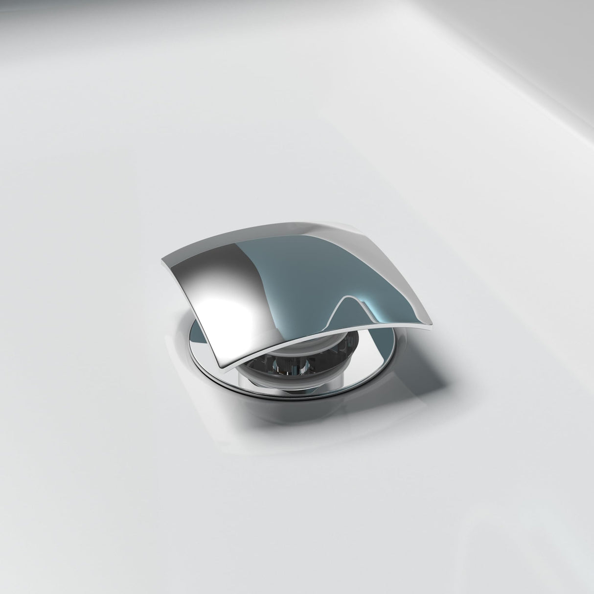 glasvilla Ablaufgarnitur Waschbeckenstöpsel | Waschtisch Stöpsel für alle DIN-Waschbecken