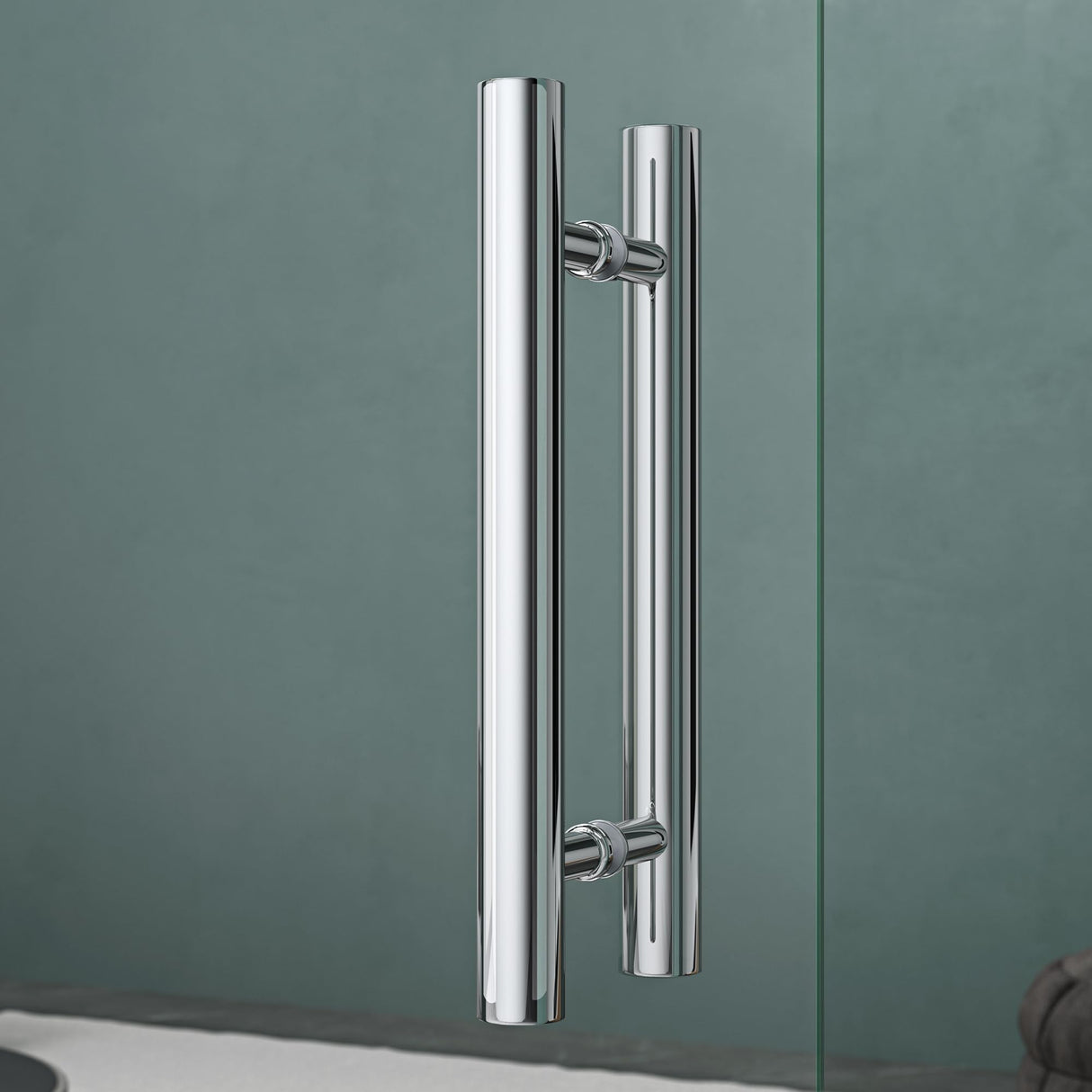 glasvilla Türgriff Zimmertürknopf Duschtürgriff Stangengriff Glastürgriffe Stoßgriff