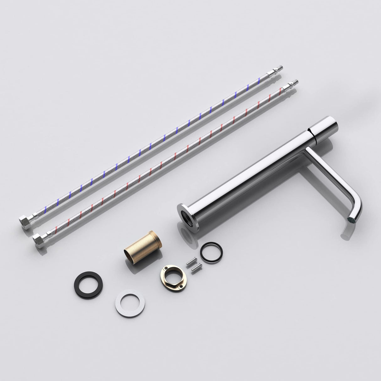 glasvilla Armatur Wasserhahn Bad Waschbeckenarmatur Badinstallationen Einhebelmischer WAO-7701