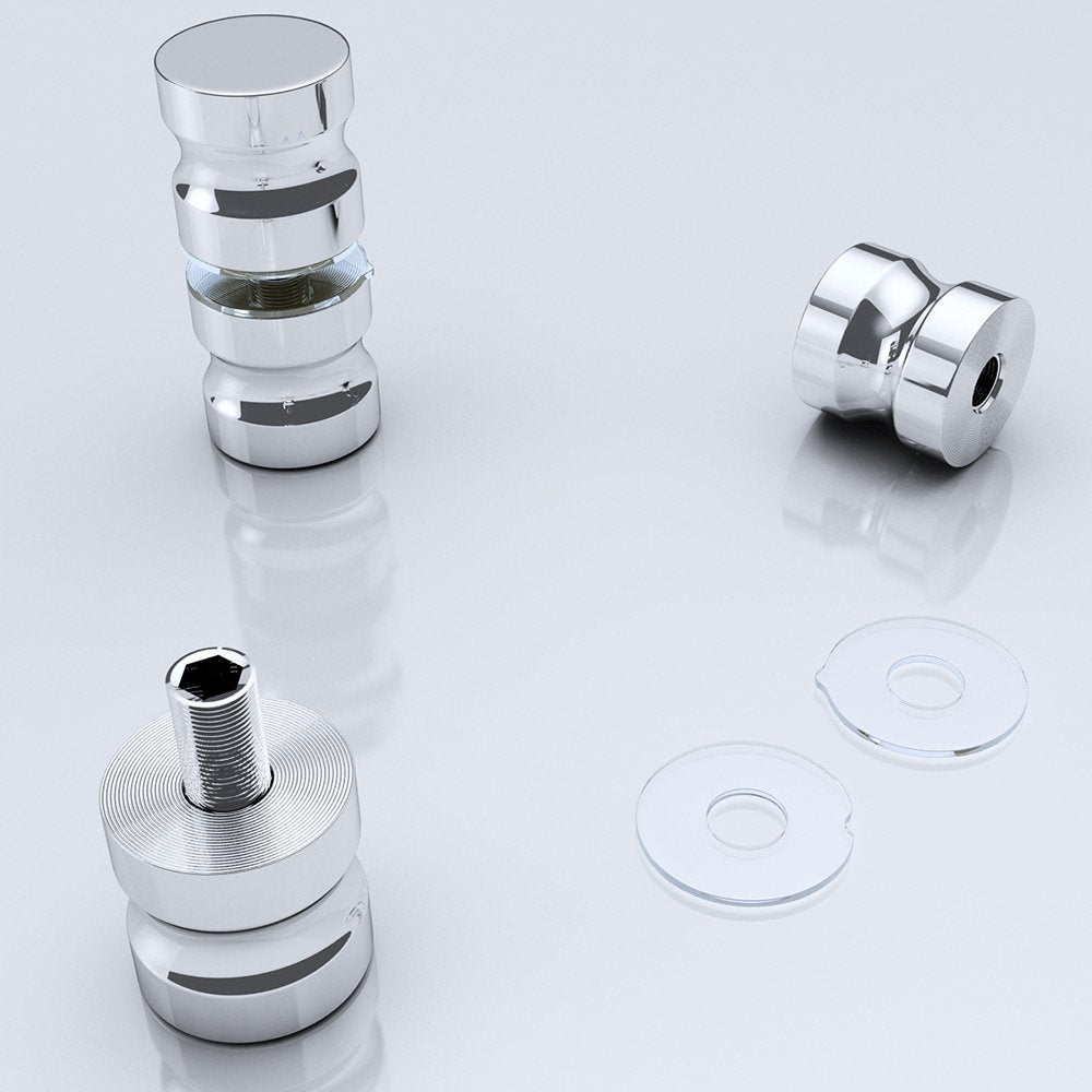 glasvilla Türgriff Zimmertürknopf Duschtürgriff Stangengriff Glastürgriffe Stoßgriff