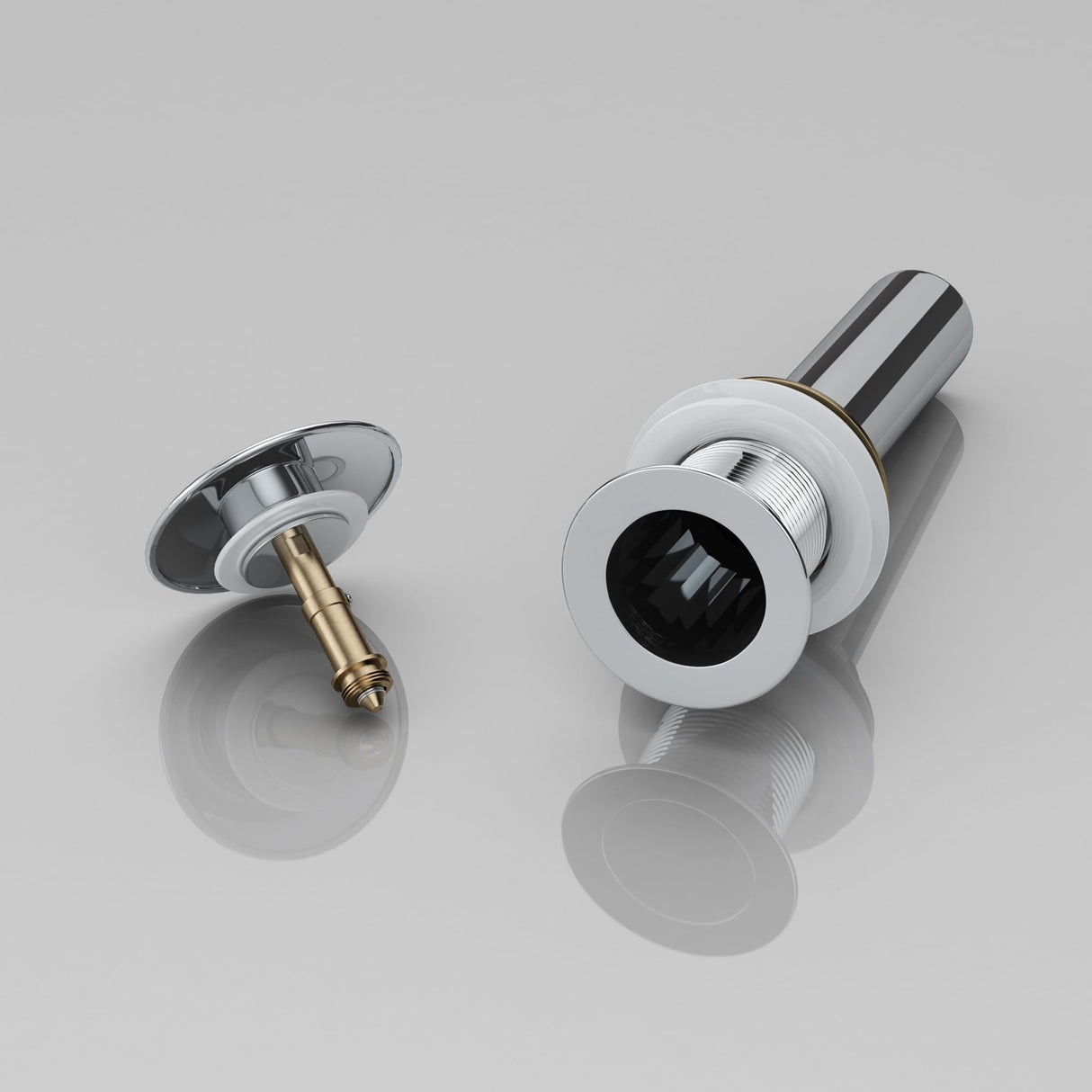 glasvilla Ablaufgarnitur Waschbeckenstöpsel | Waschtisch Stöpsel für alle DIN-Waschbecken