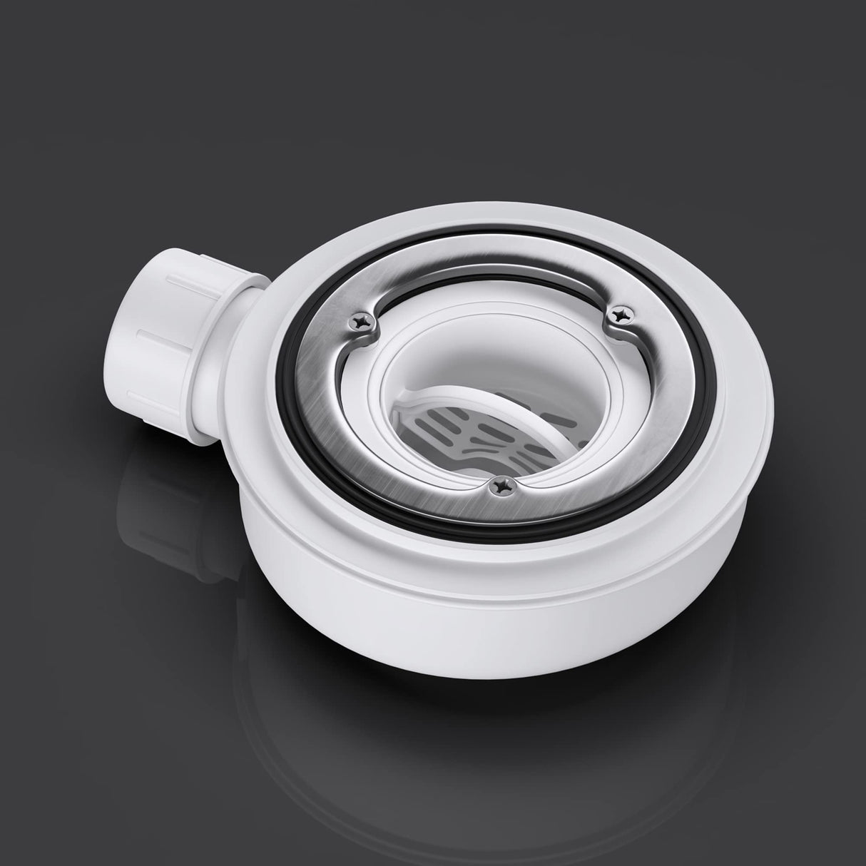 glasvilla Dusche Ablaufgarnitur für Duschwanne Duschtasse Abfluss Ablauf Siphon