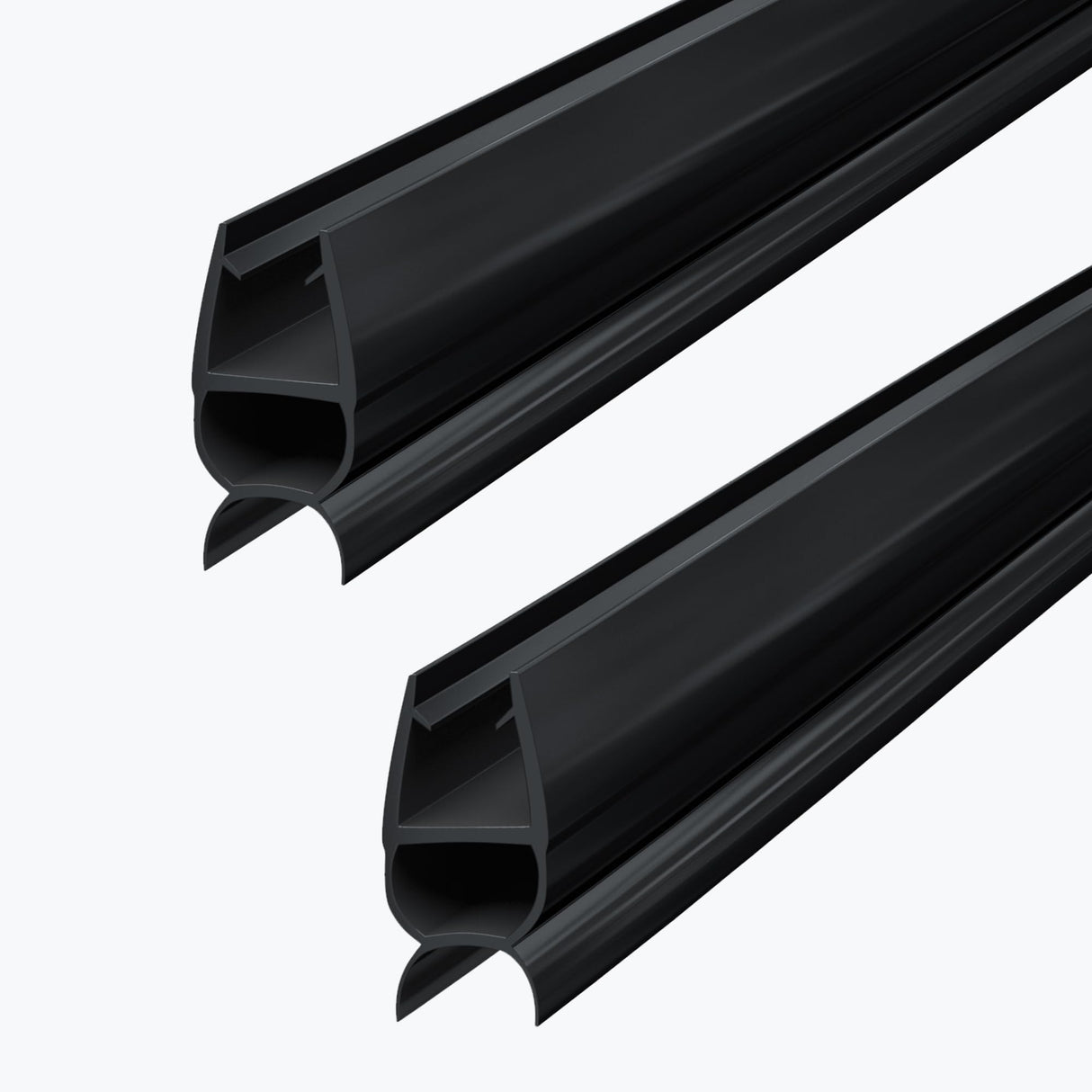 glasvilla Duschdichtung Duschlippe | Duschtürdichtung 6mm - 8mm Glasstärke | Ersatzdichtung Duschtür Duschwand gerade