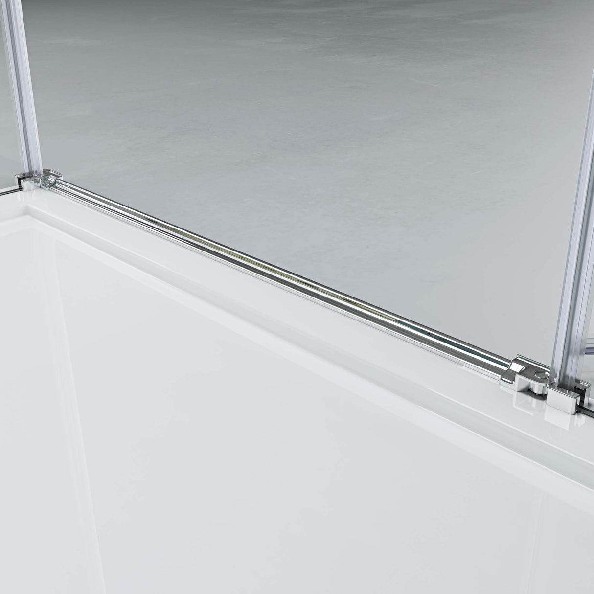 glasvilla Duschkabine 6mm Sicherheitsglas mit Easy-Clean durch NANO-Beschichtung Duschwand Duschabtrennung Ravenna05k-Plus