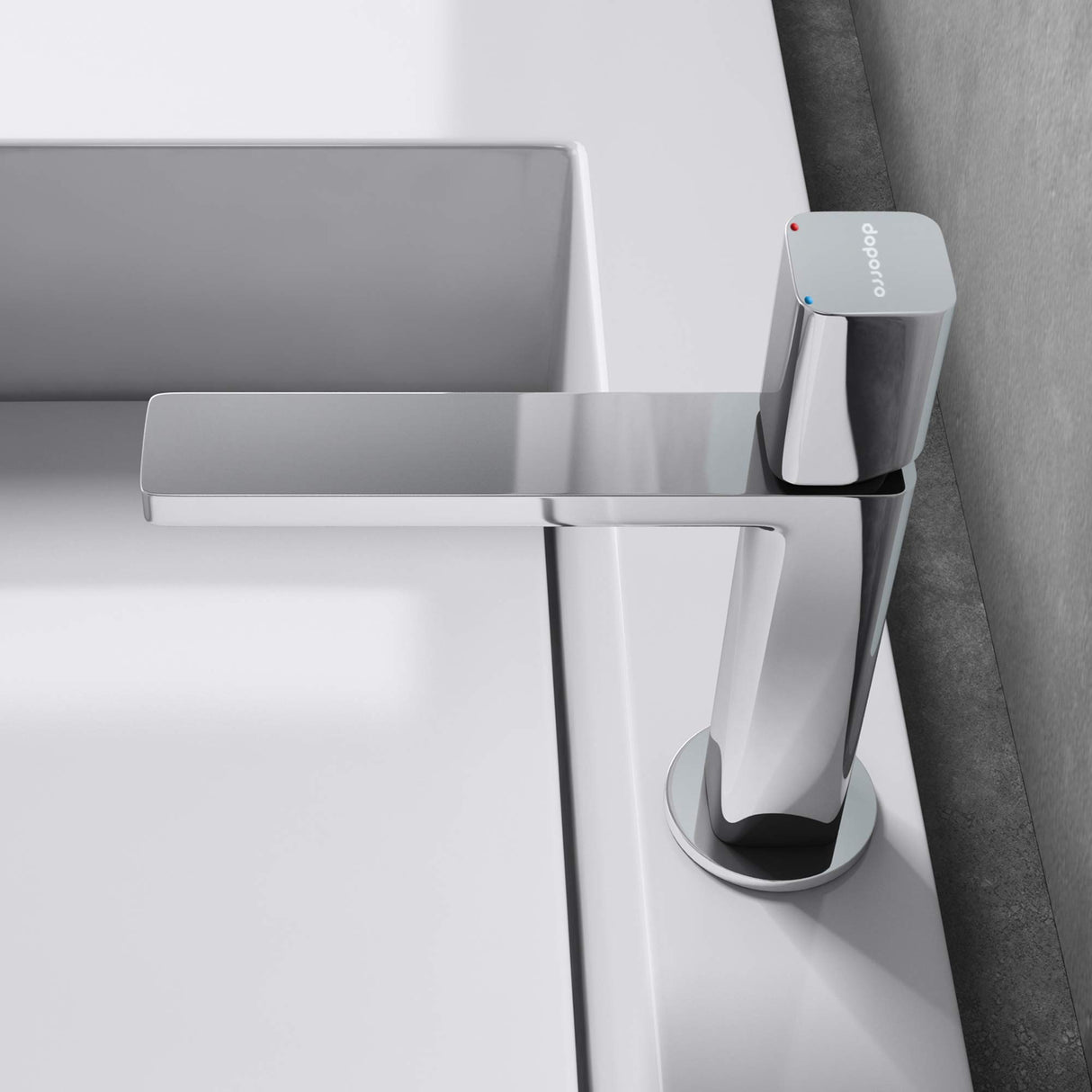 glasvilla Armatur Wasserhahn Bad Waschbeckenarmatur Badinstallationen Einhebelmischer