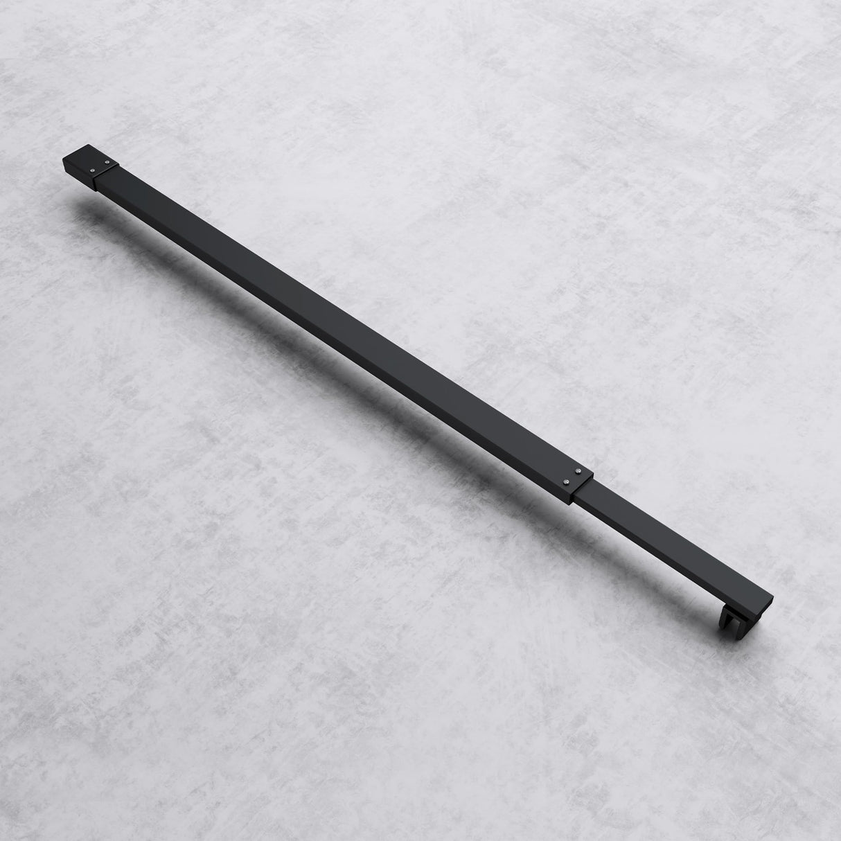 glasvilla Haltestange Duschwand Duschabtrennung Duschglaswand | Stabilisator für Walk in Dusche | um 180°schwenkbar für 6-10 mm Glasstärke