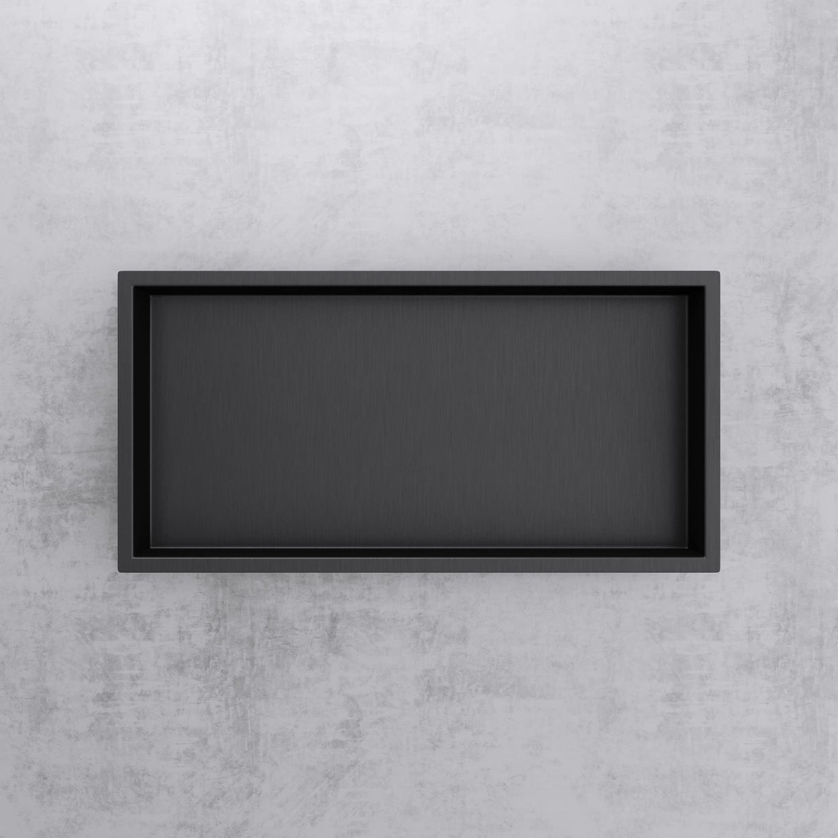 glasvilla Duschnische Bad Wandnische befliesbar aus Edelstahl Duschregal einfache Montage