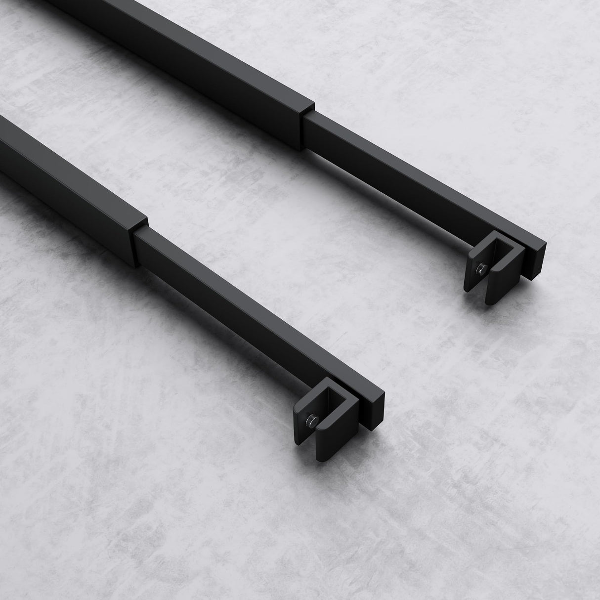 glasvilla Haltestange Duschwand Duschabtrennung Duschglaswand | Stabilisator für Walk in Dusche | um 180°schwenkbar für 6-10 mm Glasstärke