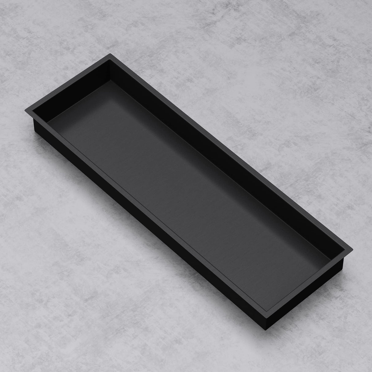 glasvilla Duschnische Bad Wandnische befliesbar aus Edelstahl Duschregal einfache Montage