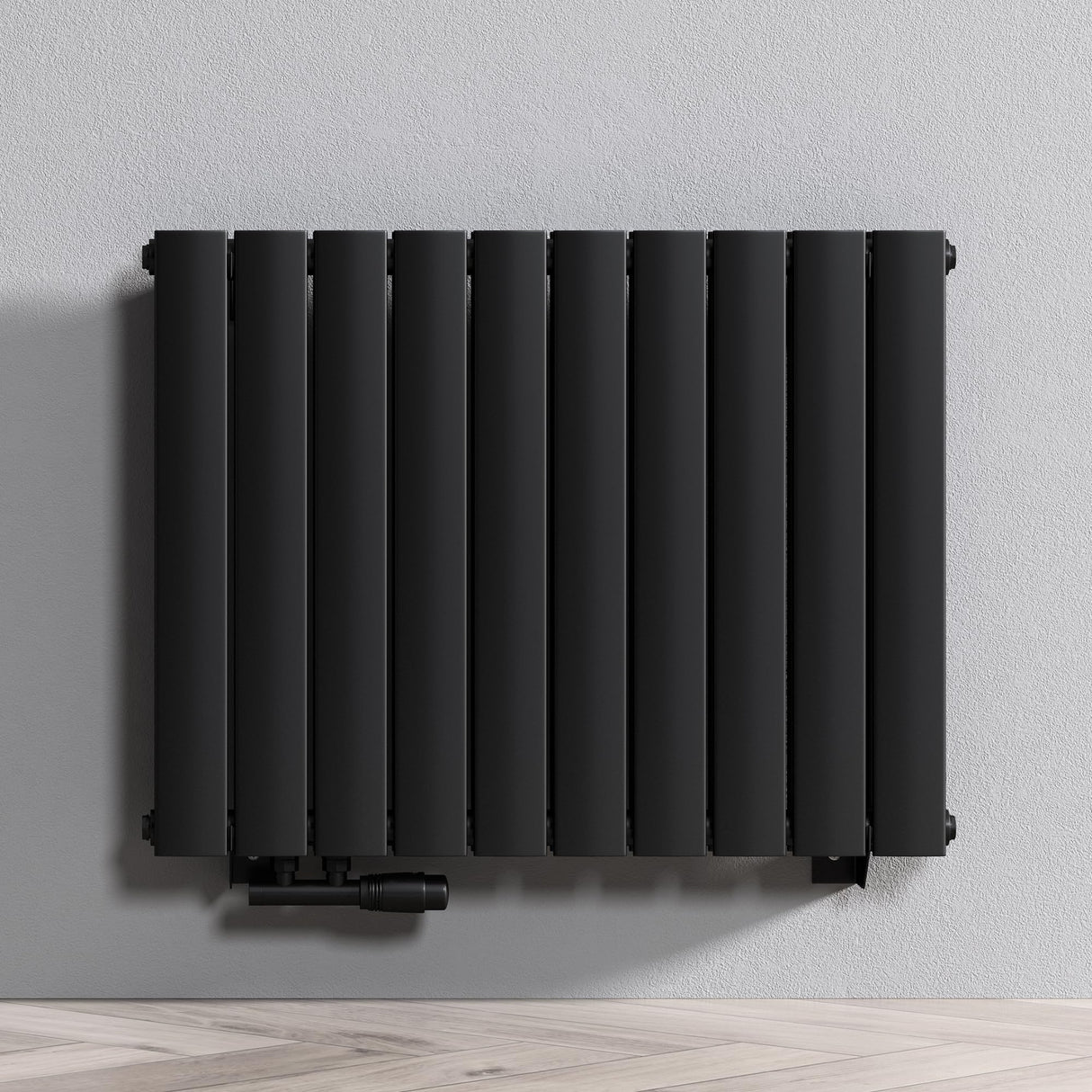 glasvilla Badheizkörper flach Mittelanschluss und Seitenanschluss Paneelheizkörper Badheizung Einlagig aus Stahl FV