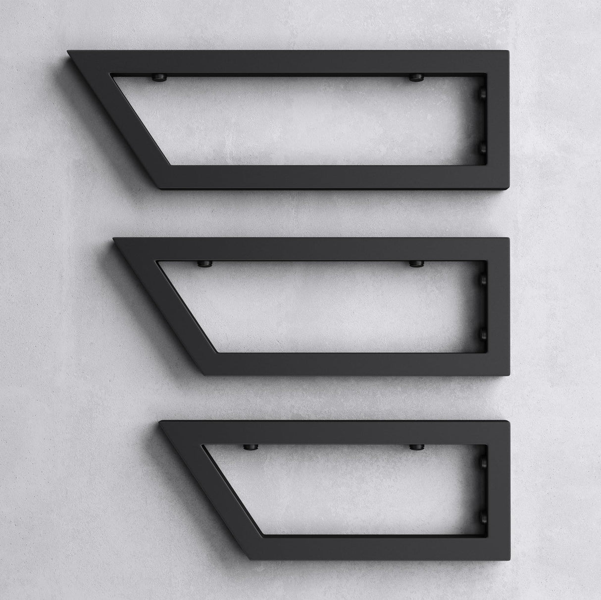 glasvilla Design Wandkonsole aus Edelstahl Waschtisch Halterung Regalträger Regalhalter WH04