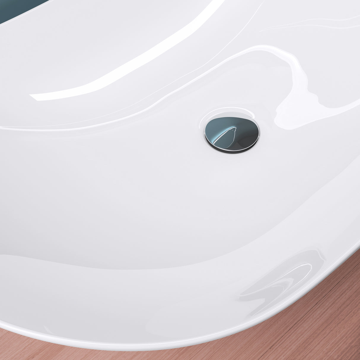 glasvilla Waschbecken Aufsatzwaschbecken Waschschale aus Keramik inkl. Nano-Versiegelung Brüssel858