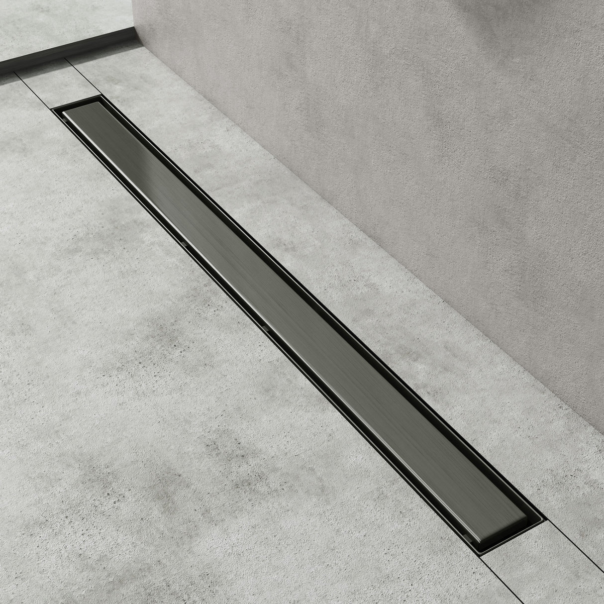 glasvilla Duschrinne Bodenablauf aus Edelstahl | Komplettset Ablaufrinne für Badezimmer | Befliesbar Wasserabfluss 35L/min | Haarsieb KE110