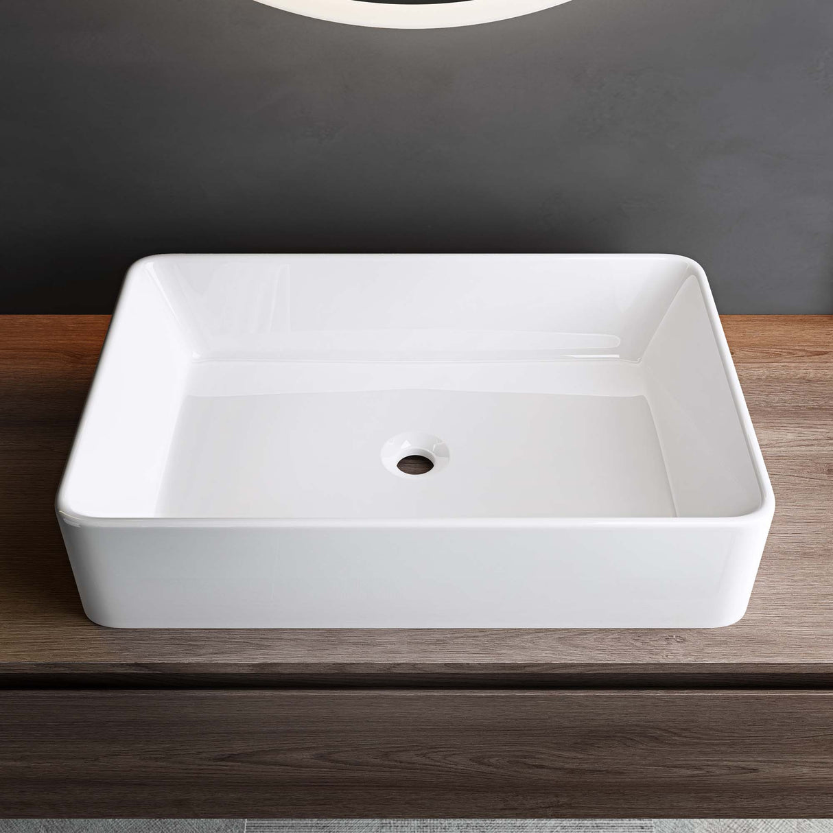 glasvilla Waschbecken Aufsatzwaschbecken BTH: 59x38x13,5cm Waschschale aus Keramik Brüssel105D