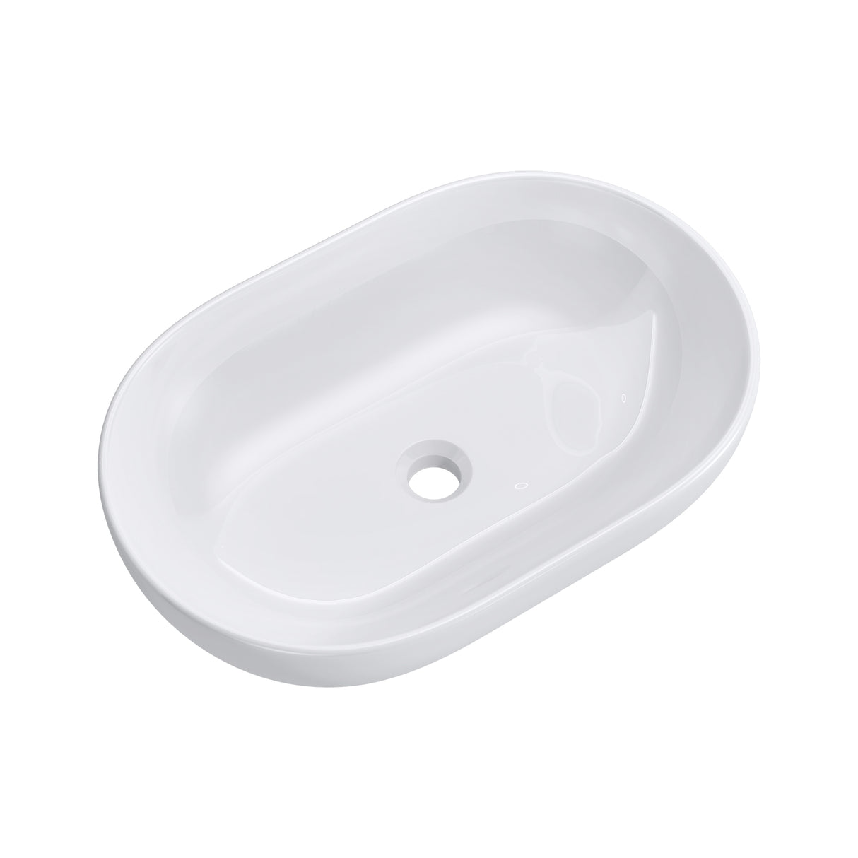 glasvilla Waschbecken Aufsatzwaschbecken Keramik in weiß mit Nano-Beschichtung Brüssel322