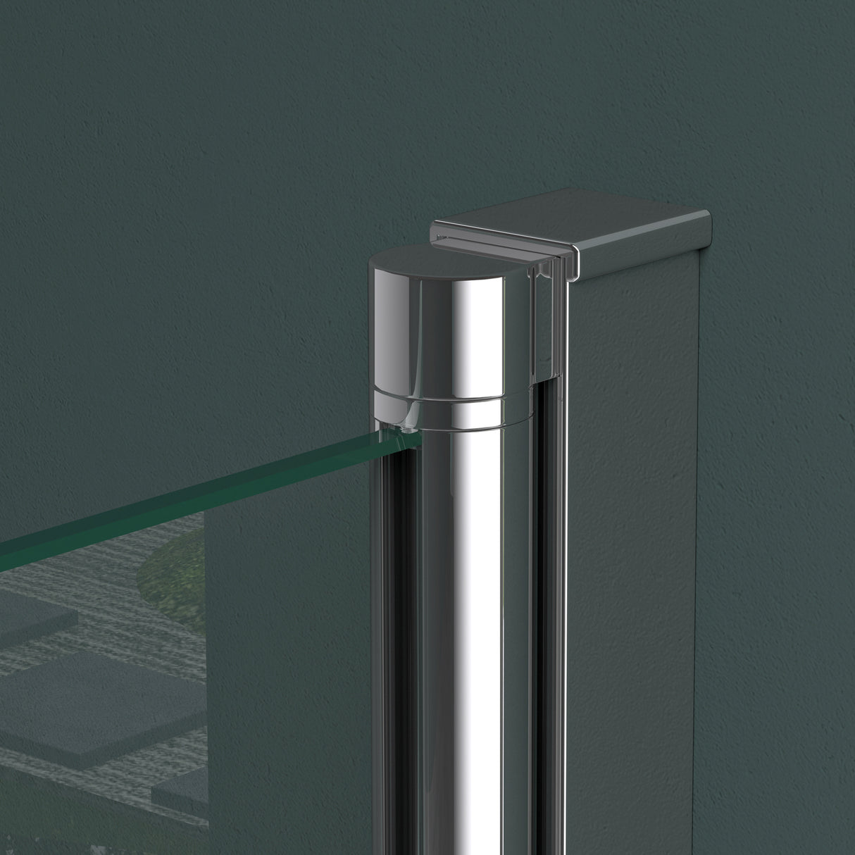 glasvilla Duschwand für Badewanne Badewannenwand Sicherheitsglas mit NANO-Versiegelung Badewannentrennwand Badewannenaufsatz 80x140cm Cortona201