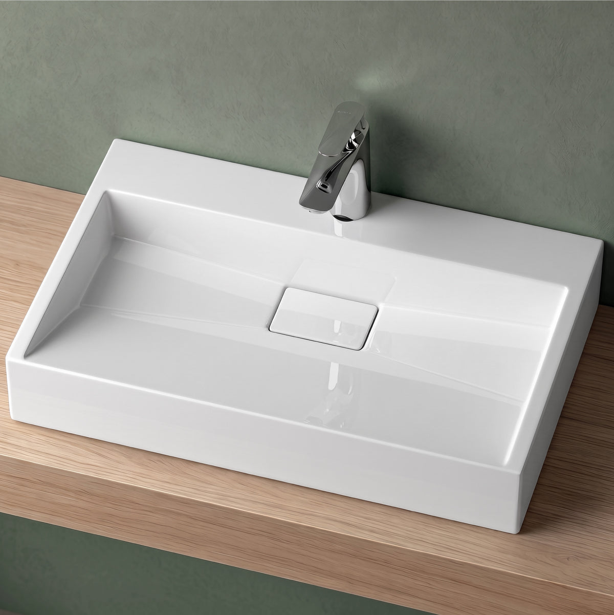 glasvilla Lavabo da Appoggio da Marmo fuso Lavabo Bagno Sospeso Lavandino Bagno Rettangolare Scarico Incluso Colossum19