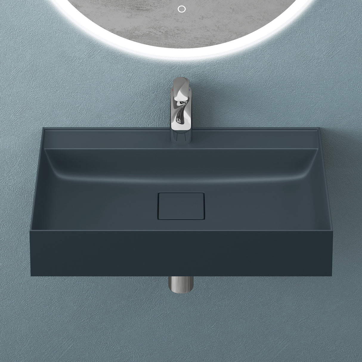 Lavabo Glasvilla Col630 Mineralguss de lujo con diseño moderno