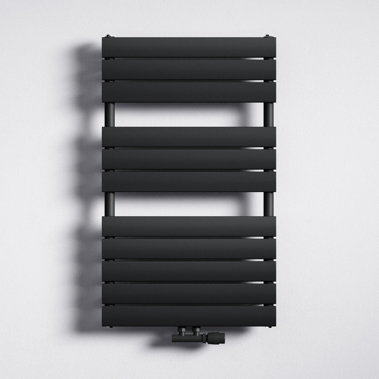 glasvilla Badheizkörper flach Seitenanschluss & Mittelanschluss Paneelheizkörper Horizontal Handtuchwärmer Badheizung FH