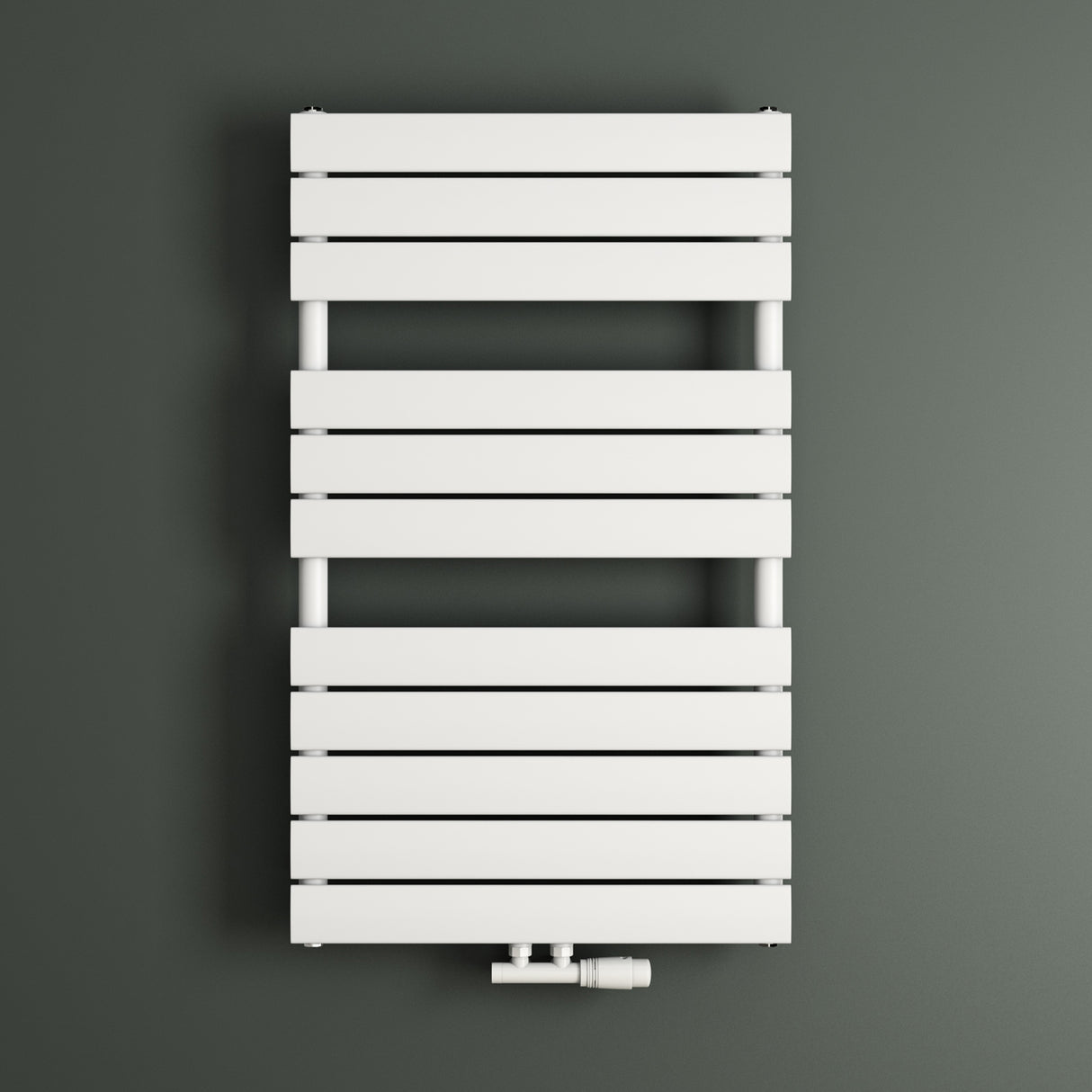 glasvilla Badheizkörper flach Seitenanschluss & Mittelanschluss Paneelheizkörper Horizontal Handtuchwärmer Badheizung FH