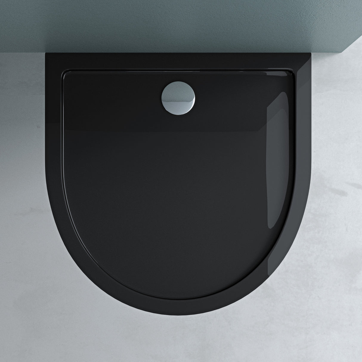 glasvilla Duschtasse Duschwanne aus Acryl Form: Halbkreis Faro4