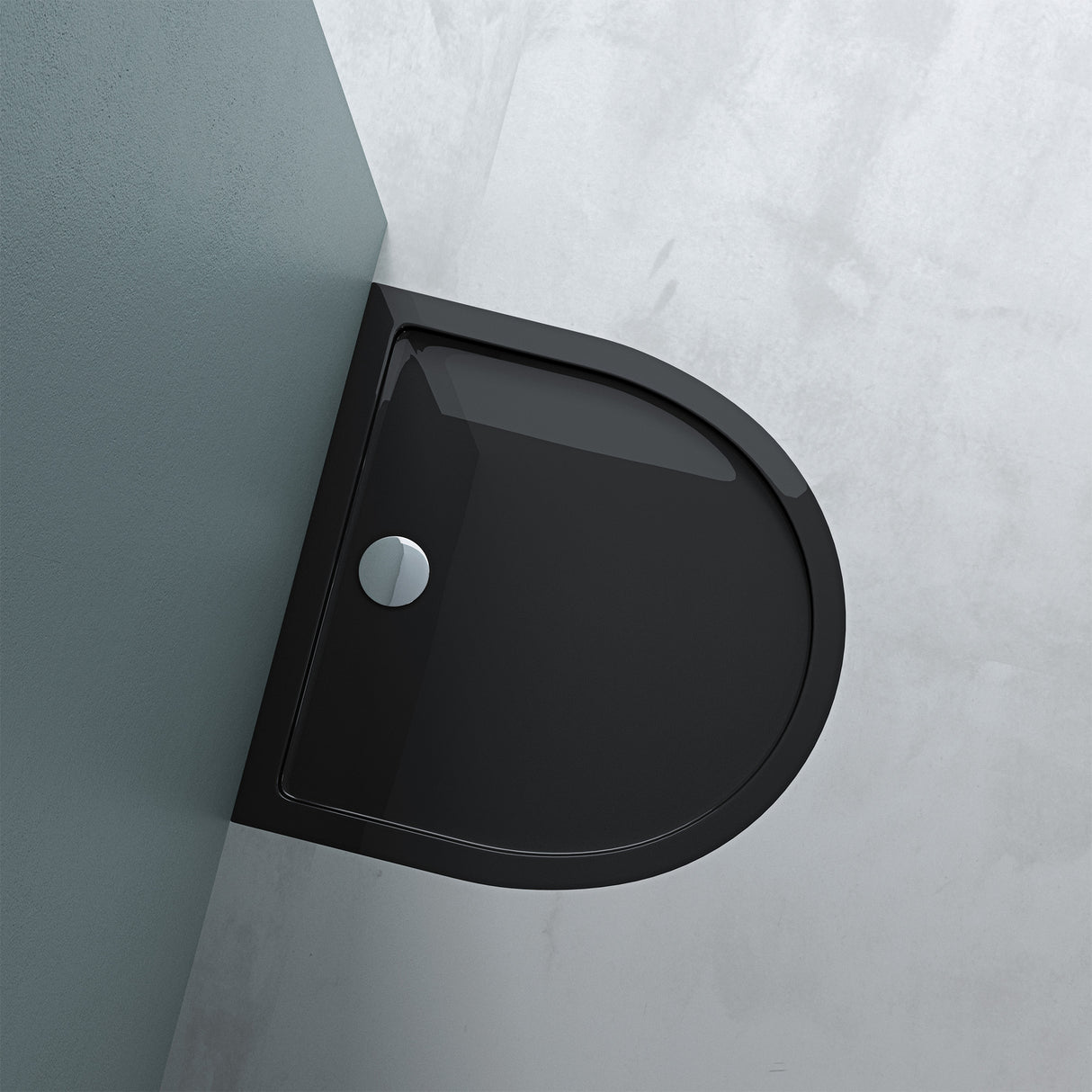 glasvilla Duschtasse Duschwanne aus Acryl Form: Halbkreis Faro4