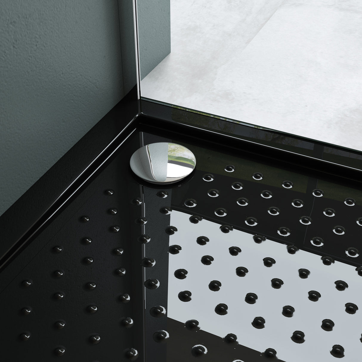 glasvilla Duschwanne Duschtasse Antirutsch aus hochwertigem Acryl Quadratisch Lucia