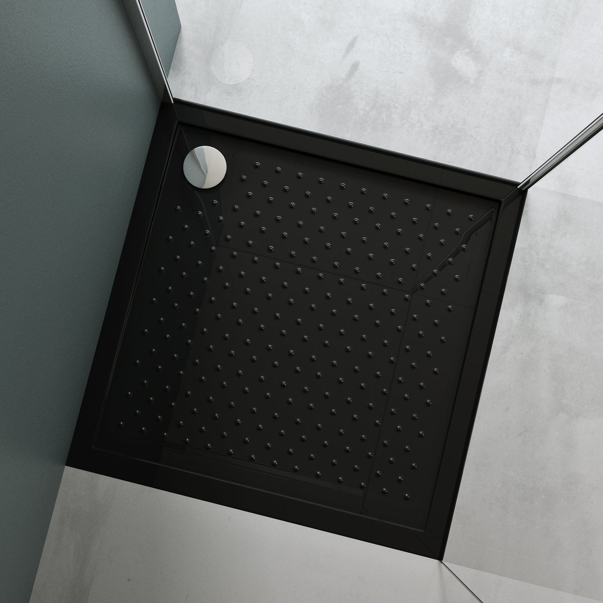 glasvilla Duschwanne Duschtasse Antirutsch aus hochwertigem Acryl Quadratisch Lucia