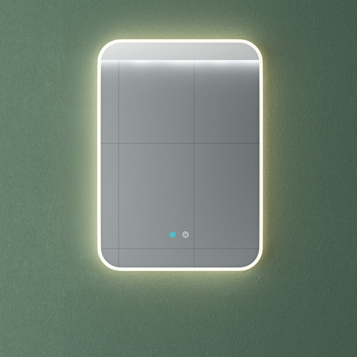 glasvilla Wandspiegel Badezimmer Spiegel LED Bad-Spiegel mit Touchschalter, Beschlagfrei durch Antifog-Schicht Nova-02